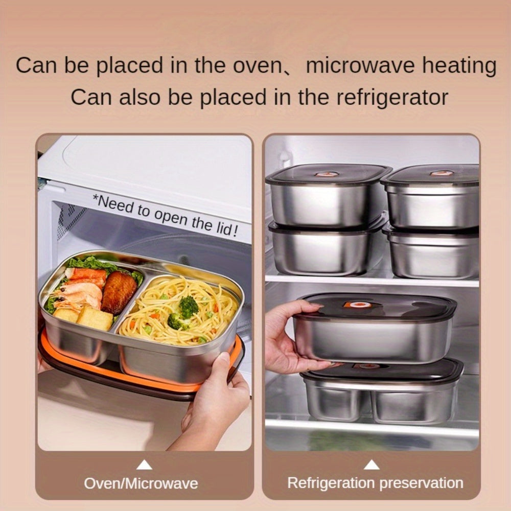 BAIJL Insulated Lunch Box with 304 Stainless Steel - Large Capacity & Dishwasher Safe
