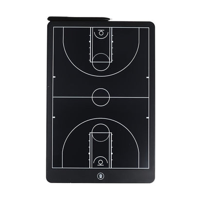 16-Inch Electronic Coach Tablet for Soccer & Basketball - Dual-Sided Field Layout