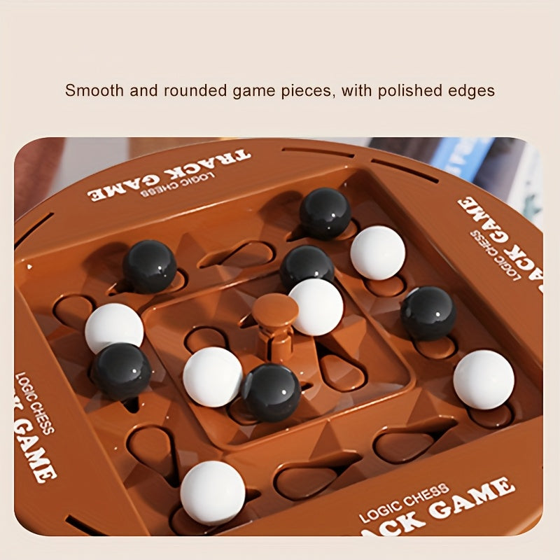 Logic Chess Track Game - Fun & Educational 2 Player Board Game Set for Kids & Adults