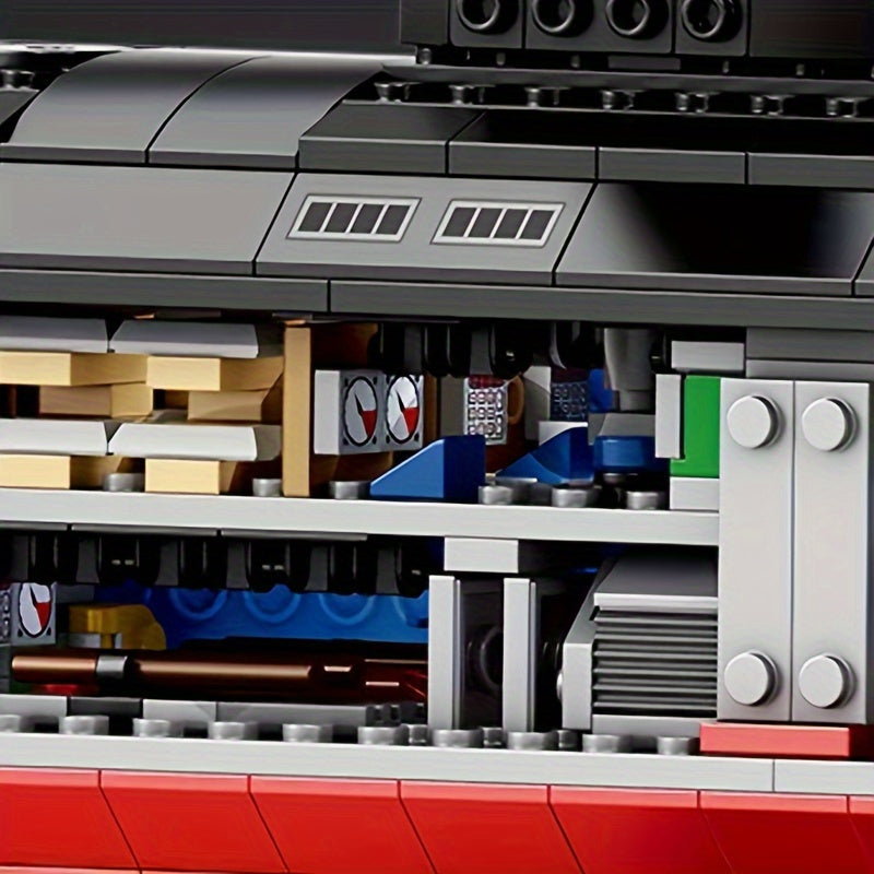 2988pcs Los Angeles-class Nuclear Submarine Block Set | Ideal for Christmas & Halloween Gifts