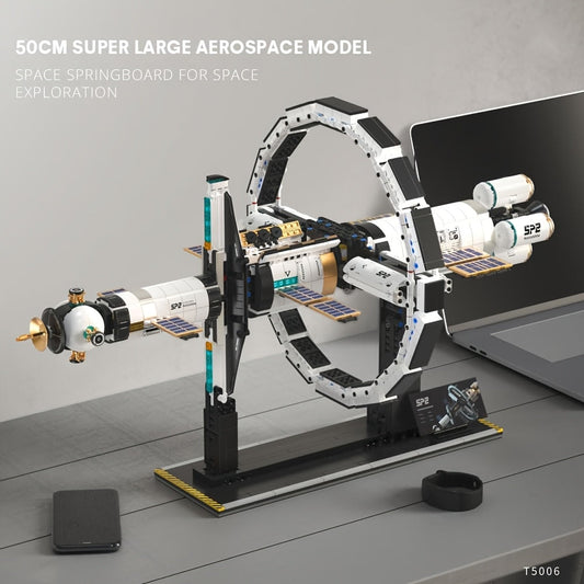 2221pcs International Space Station Building Kit for Adults | Creative Space Model Display