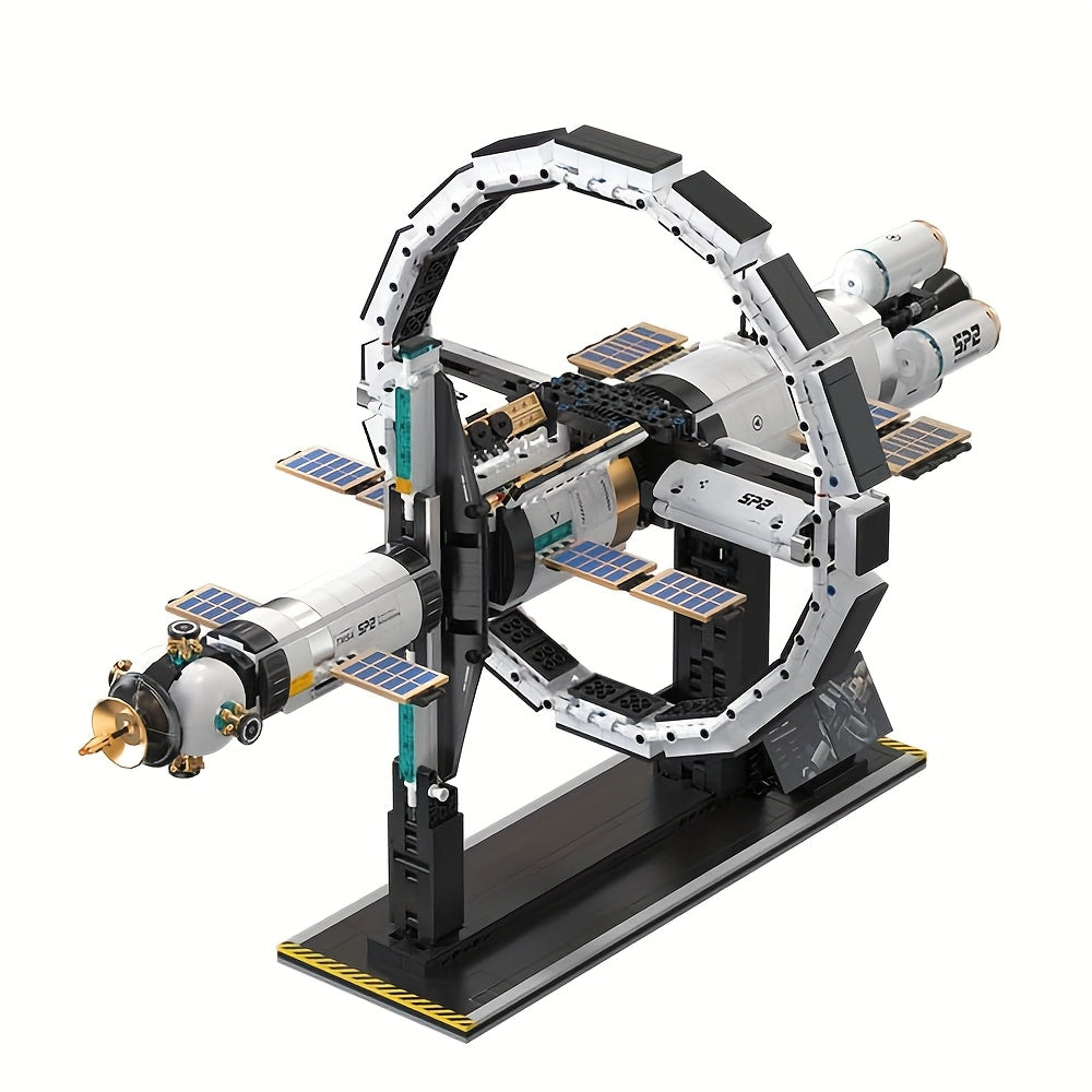 2221pcs International Space Station Building Kit for Adults | Creative Space Model Display