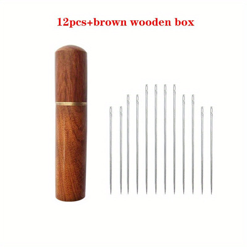 Heavy-Duty Sewing Needles - Easy Threading for Seniors & Arthritic Hands