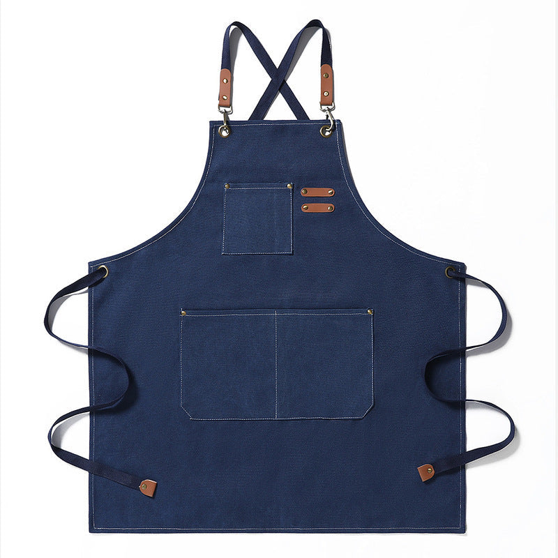 Heavy-Duty Apron with Multi-Pocket Design | 100% Woven Cotton
