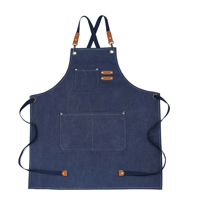 Heavy-Duty Apron with Multi-Pocket Design | 100% Woven Cotton