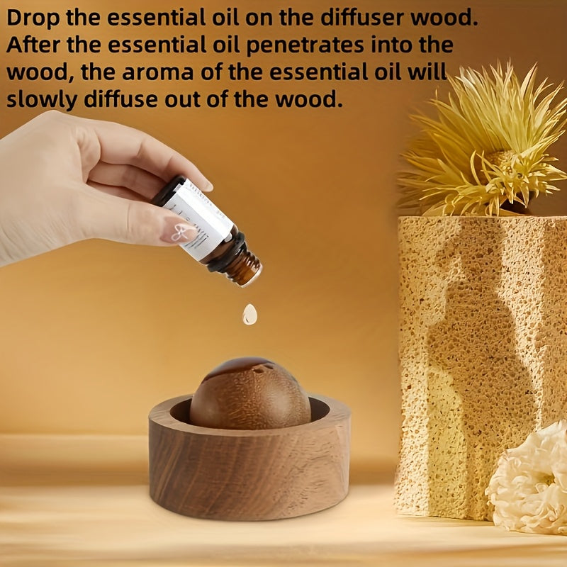 Wooden Diffuser for Essential Oils - Aromatherapy Car & Home Decor