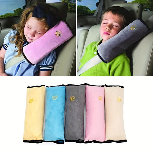 Soft Plush Youngsters Safety Belt Shoulder Pads - Ideal Travel Pillows & Gifts