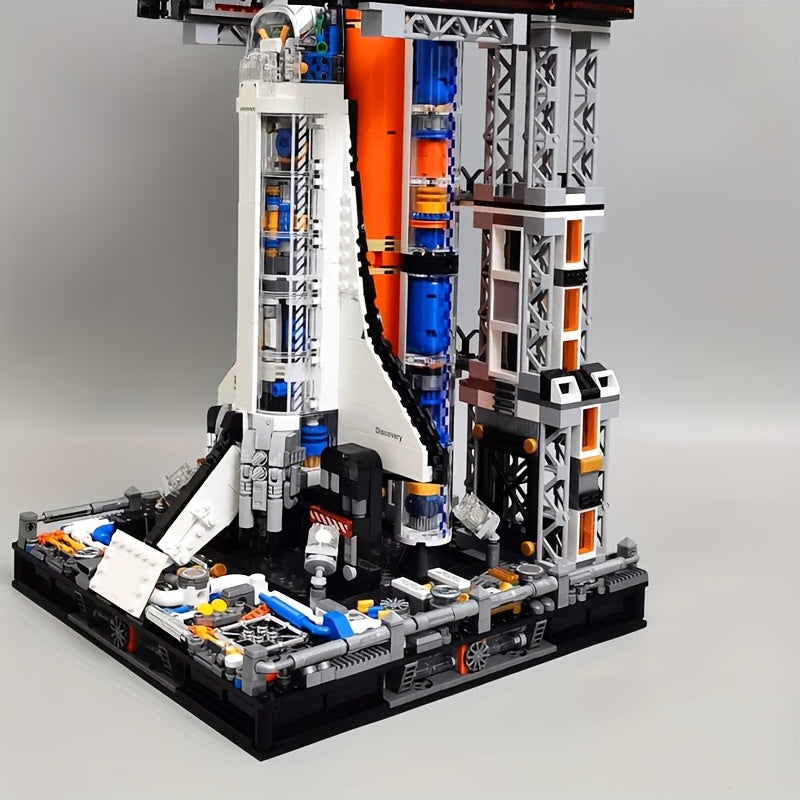 JAKI8513 Educational Space Shuttle Building Blocks - Creative DIY Toy for Gifts