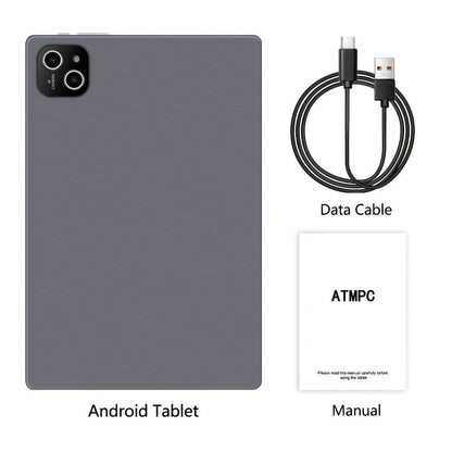 10.1-Inch Android Tablet with 8-Core Processor, 64GB ROM, 12GB RAM, 5MP Dual Cameras, and 5G WiFi 6