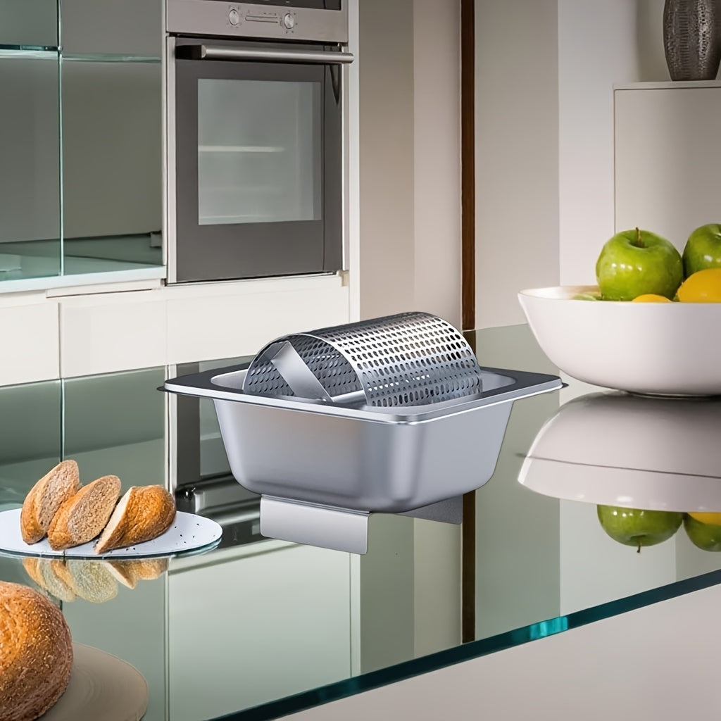 Heavy-Duty Stainless Steel Butter Melter & Cheese Dispenser | Manual Roller Tool for Kitchen Use