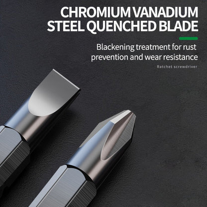 Versatile T-Handle Ratchet Screwdriver with Strong Magnetic Head for Home Repairs & DIY