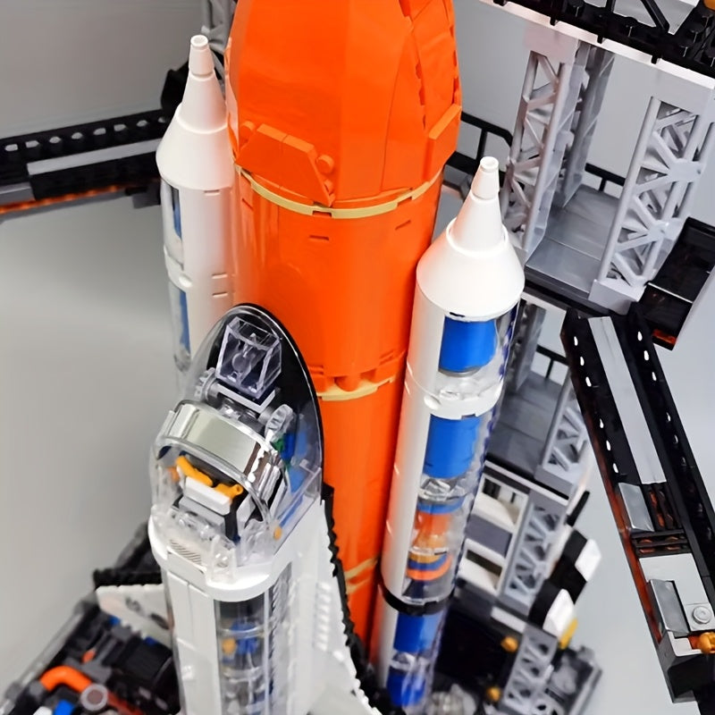 JAKI8513 Educational Space Shuttle Building Blocks - Creative DIY Toy for Gifts