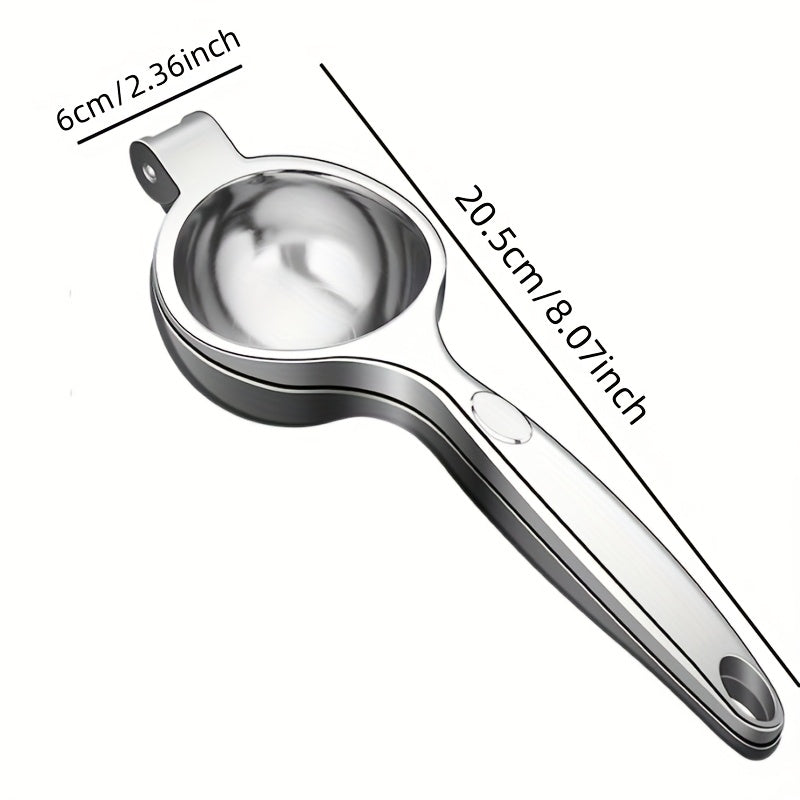 Compact Stainless Steel Manual Citrus Juicer - Ergonomic & Durable for Fresh Juice