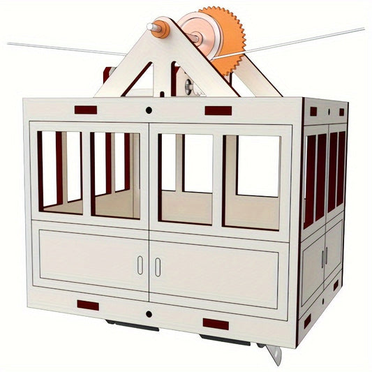 Sightseeing Cable Car Model Kit - Enhance Skills & Enjoyment | Perfect STEAM Gift