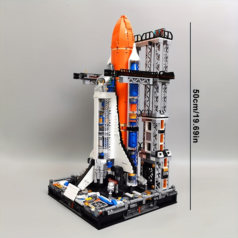 JAKI8513 Educational Space Shuttle Building Blocks - Creative DIY Toy for Gifts