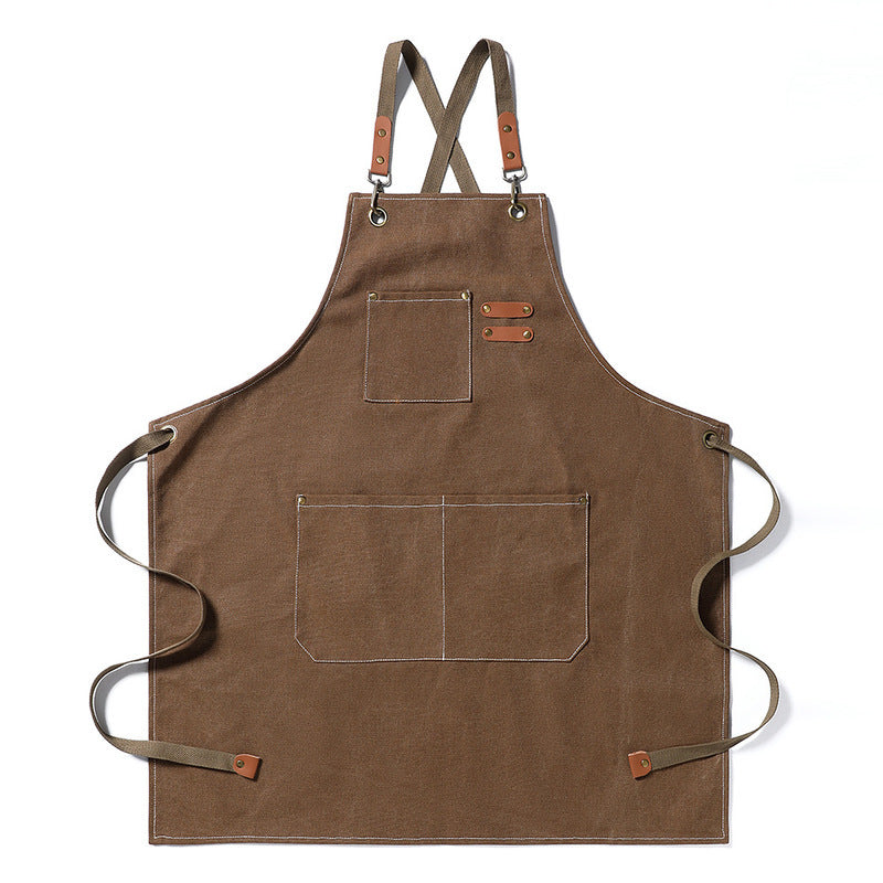 Heavy-Duty Apron with Multi-Pocket Design | 100% Woven Cotton