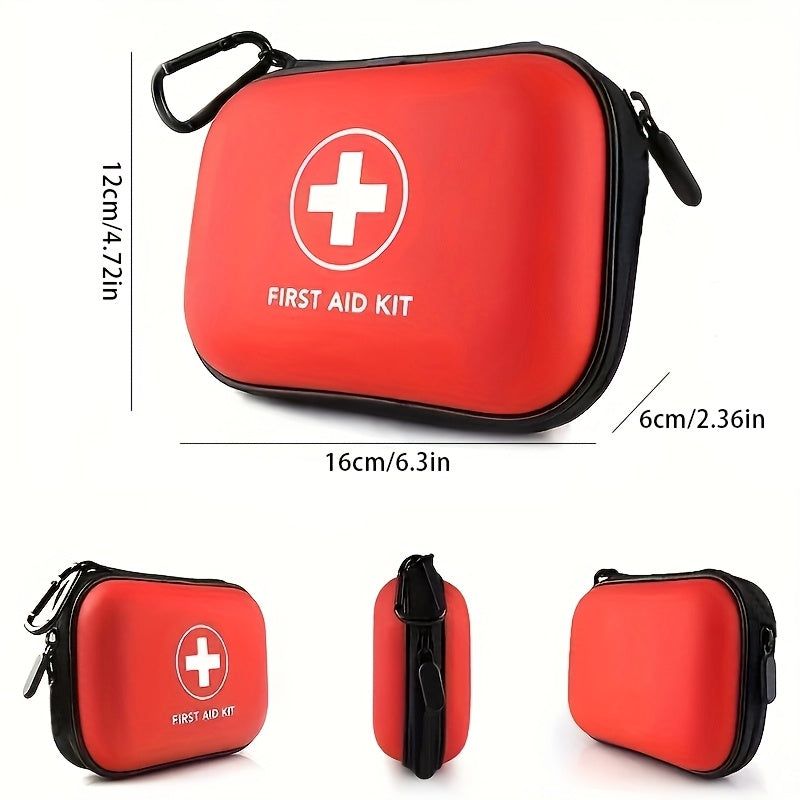 Mini First Aid Kit - Compact 120pcs Medical Kit for Emergencies in Car, Home, Office & Travel