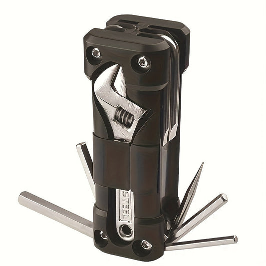 16-in-1 Multi-Purpose Tool Kit - Portable Heavy-Duty Repair Set for Vehicles & Outdoor Cycling