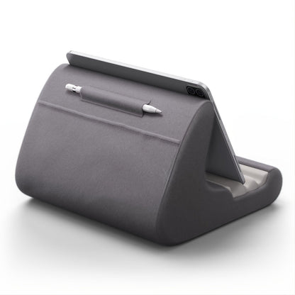 Versatile Tablet Pillow Stand with Adjustable Angles and Stylus Pocket