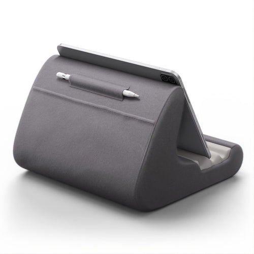 Versatile Tablet Pillow Stand with Adjustable Angles and Stylus Pocket