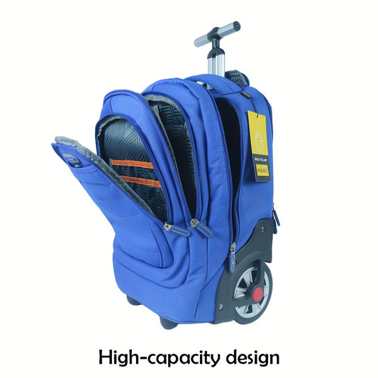 AODASI 20-Inch Rolling Backpack - Large Capacity, Fits 16-Inch Laptop, Durable Travel Bag