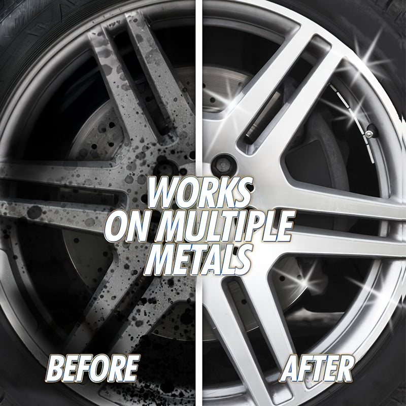 KJM Metal Polishing Cream - No Residue Formula for a Brilliant Shine on All Metals | 120ml