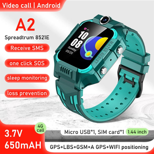 4G Kids Smart Watch with GPS & Video Call | IP67 Waterproof Tracker