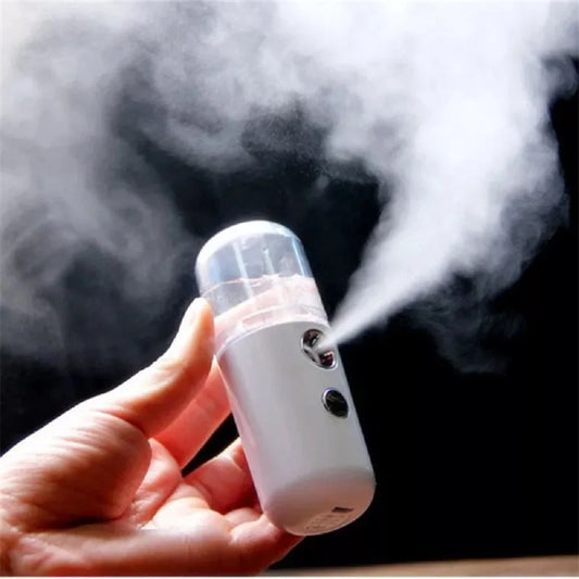 USB Mist Facial Sprayer Humidifier - Rechargeable Nebulizer for Skin Care