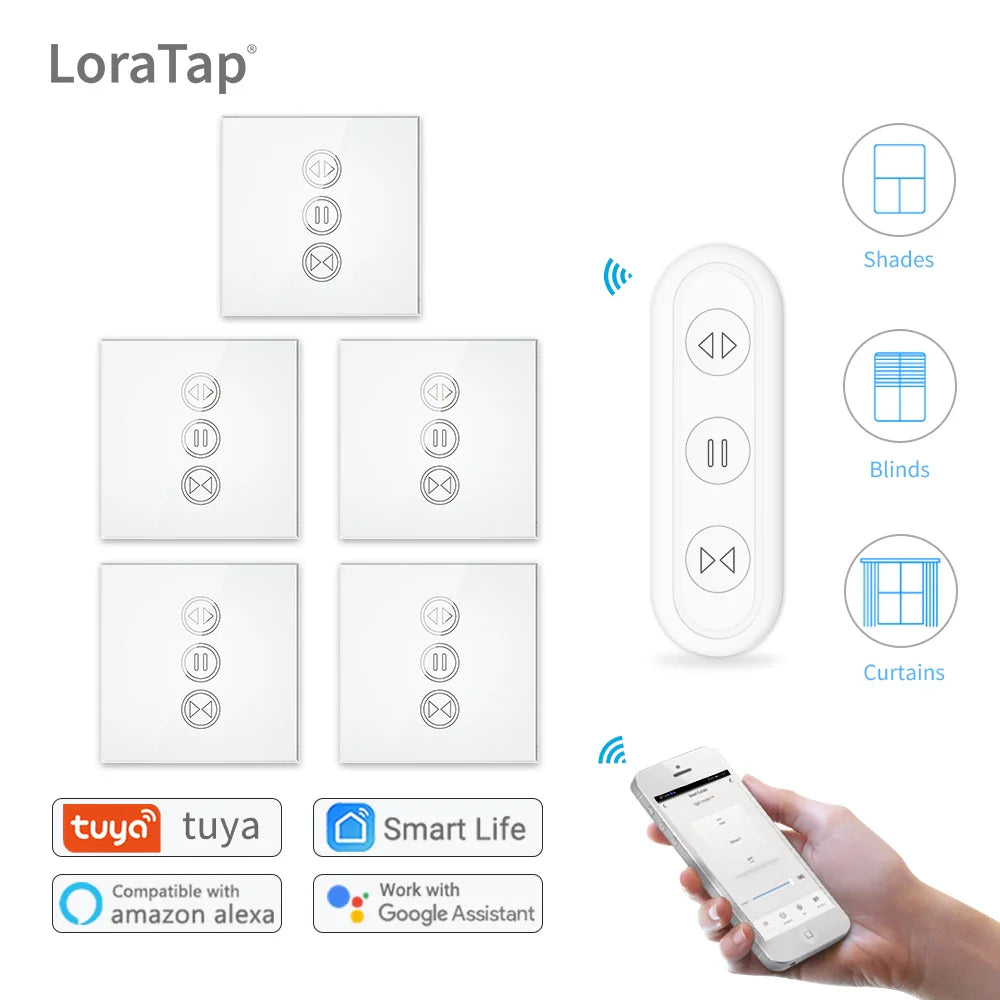 Smart Curtain Switch for Google & Alexa