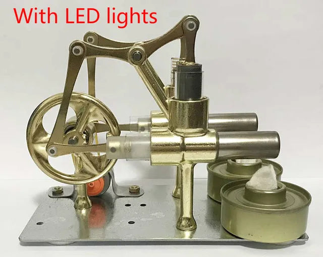 Stirling Engine Model - Educational DIY Steam Power Experiment Tool