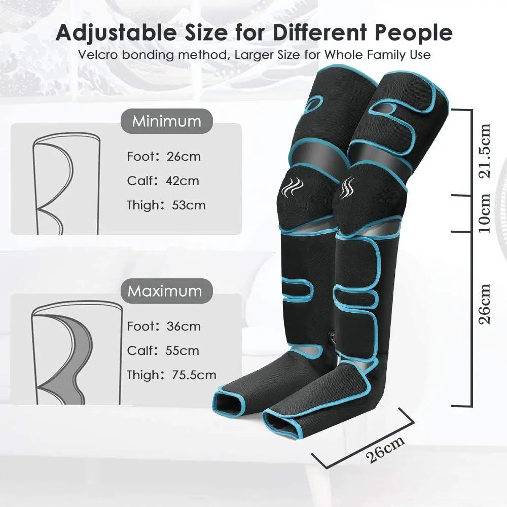 360° Air Pressure Leg Massager for Blood Circulation & Relaxation