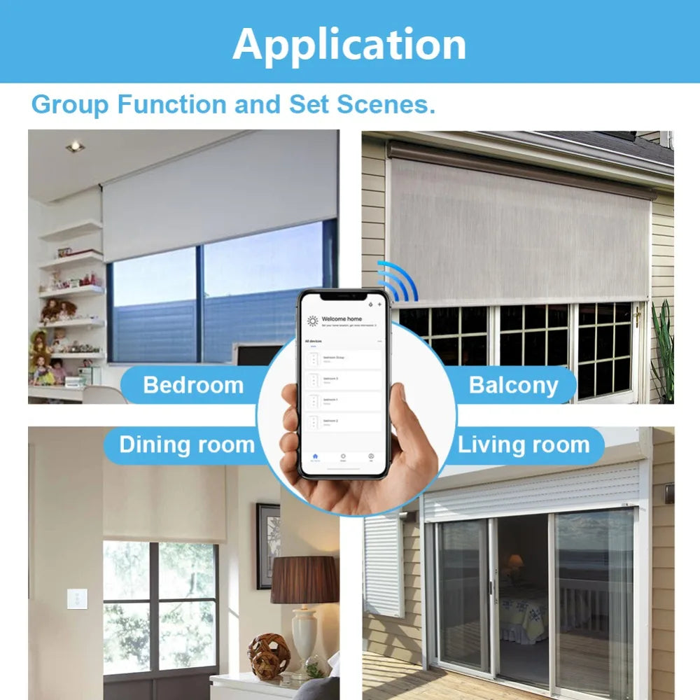 Smart Curtain Switch for Google & Alexa