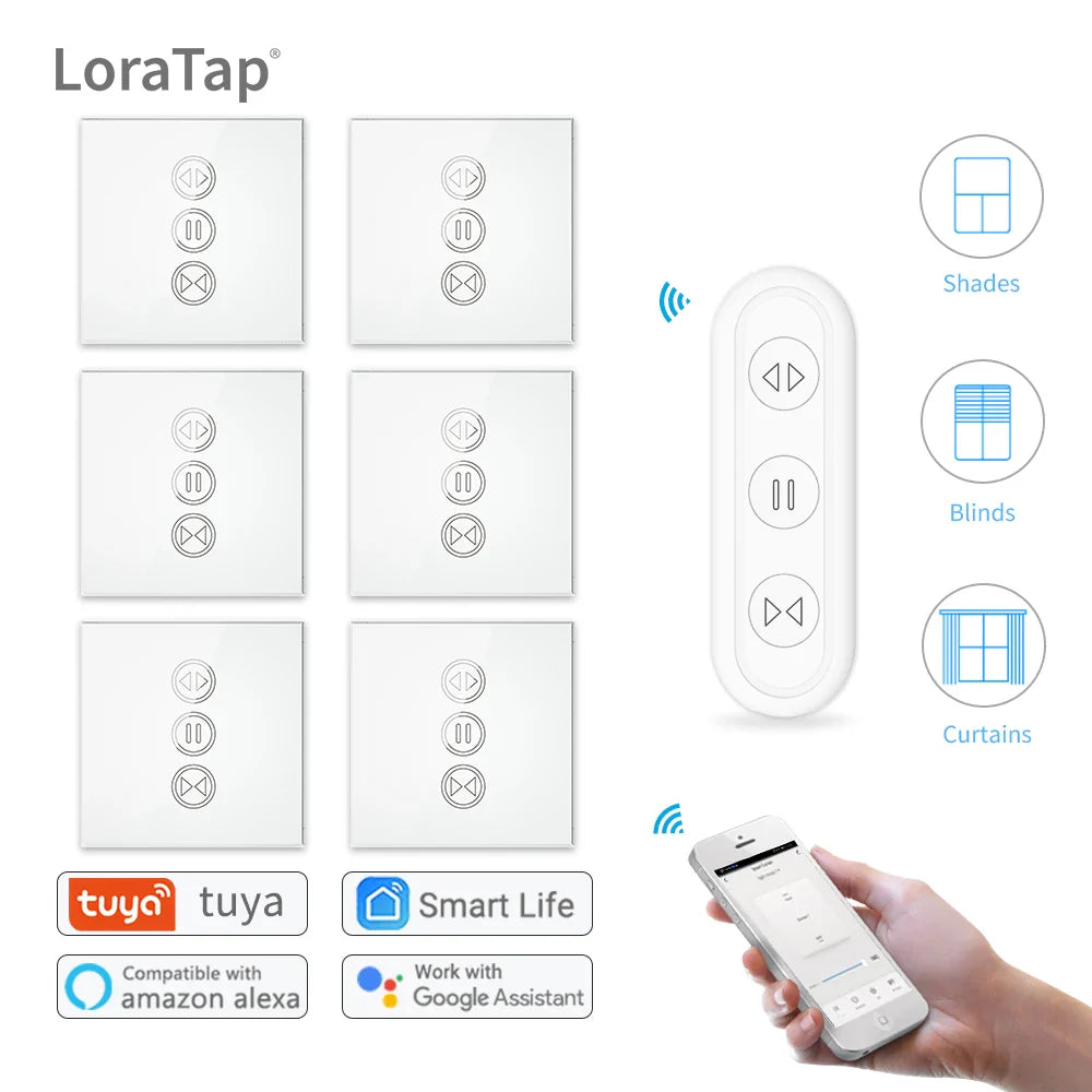 Smart Curtain Switch for Google & Alexa