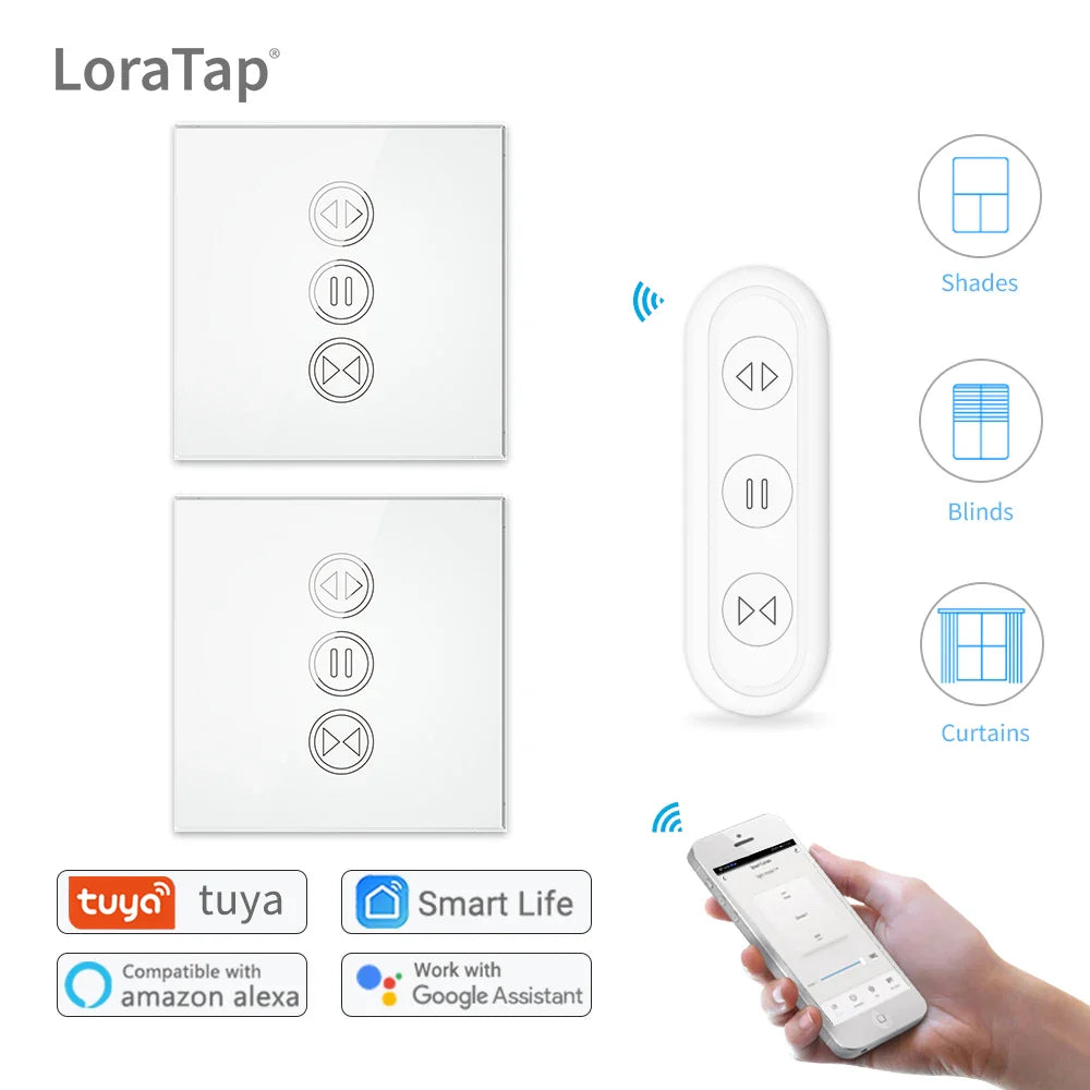 Smart Curtain Switch for Google & Alexa