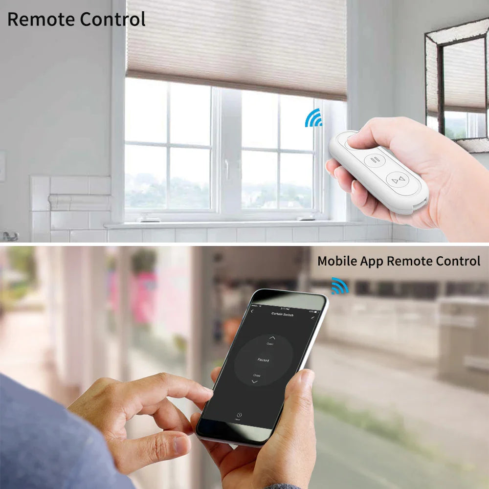 Smart Curtain Switch for Google & Alexa