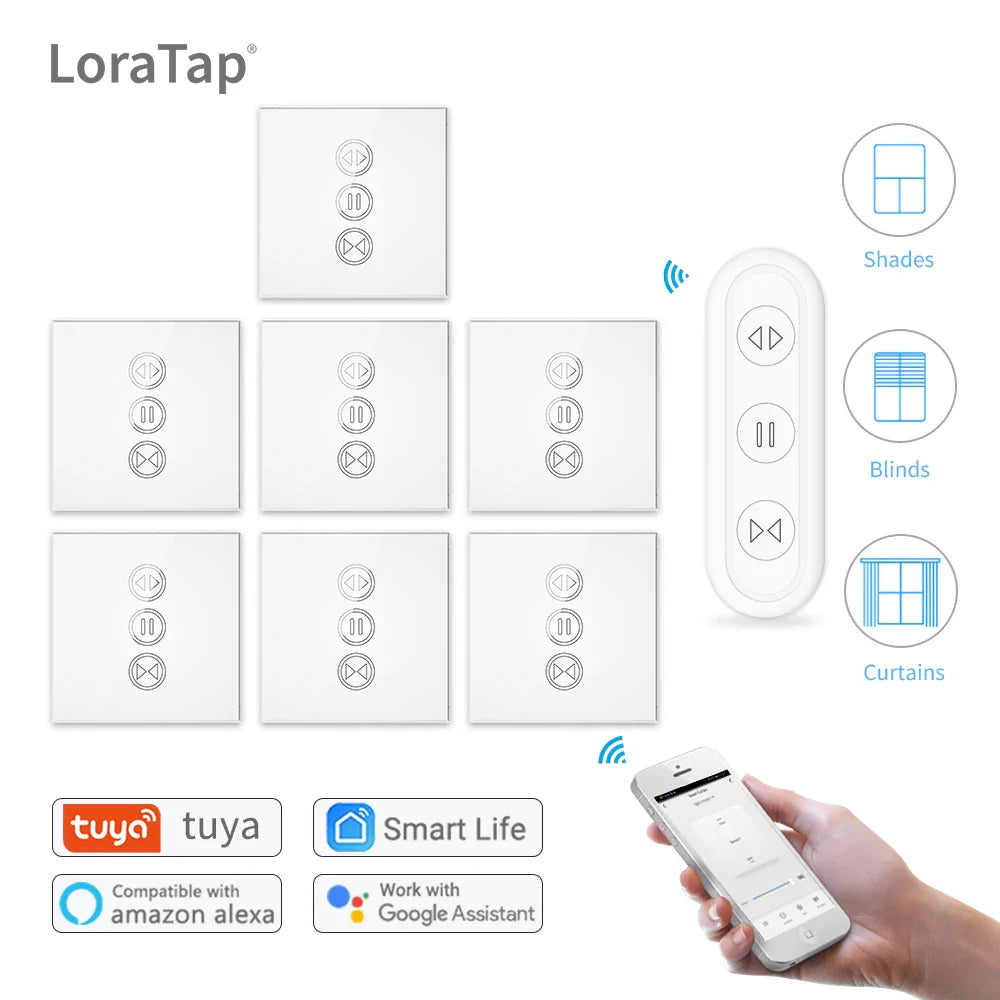 Smart Curtain Switch for Google & Alexa