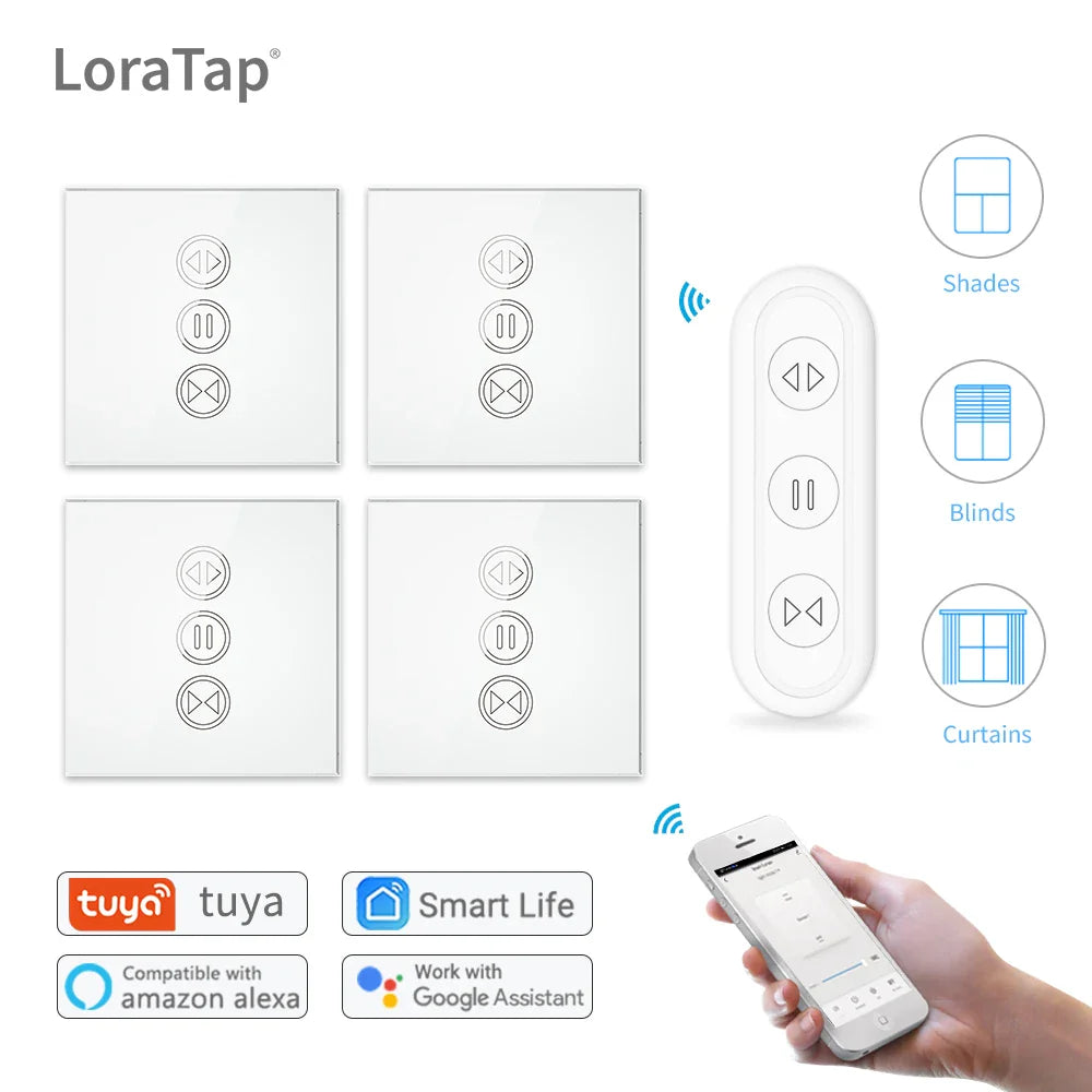 Smart Curtain Switch for Google & Alexa