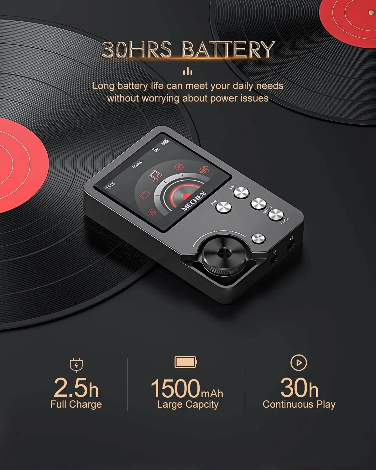MECHEN M30 HiFi MP3 Player