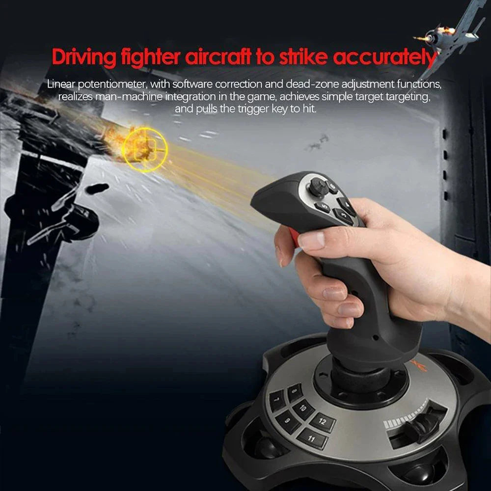 PXN-2113 Pro Joystick Flight Simulator Gamepad for PC – Enhance Your Gaming Experience
