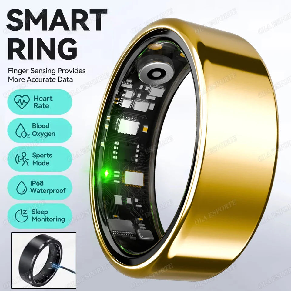 For Xiaomi Smart Ring - Bluetooth Heart Rate & Blood Oxygen Monitor