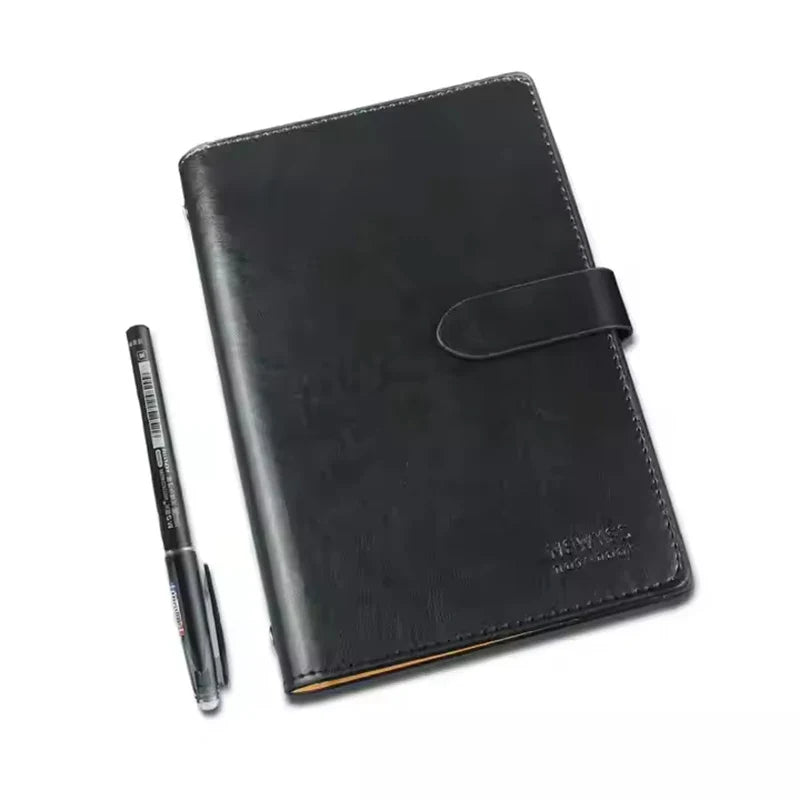 A6 PU Erasable Smart Notebook - Reusable, Waterproof, Auto-Scan