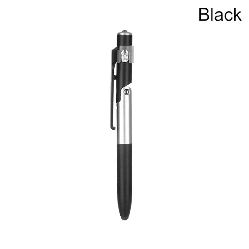 4 in 1 Multifunction Ballpoint Pen with LED Light and Phone Holder
