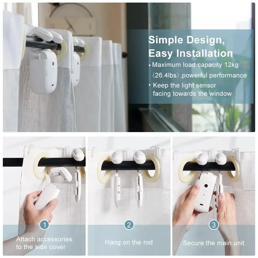 Smart Curtain Robot with Voice Control