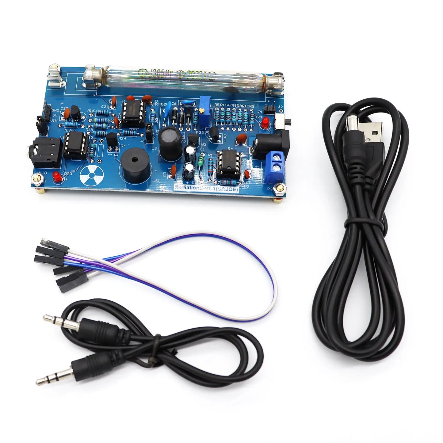 Assembled DIY Geiger Counter Kit | Radiation Detector with Miller Tube - mythtiger