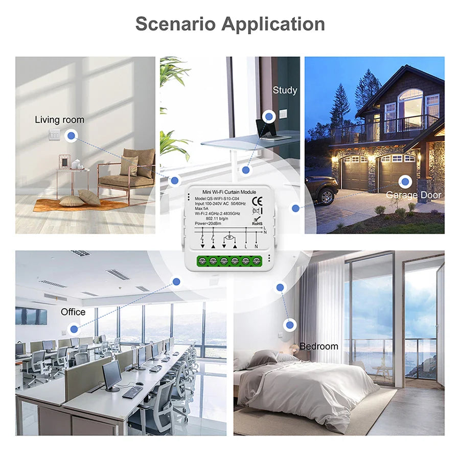 Smart Curtain Switch Module