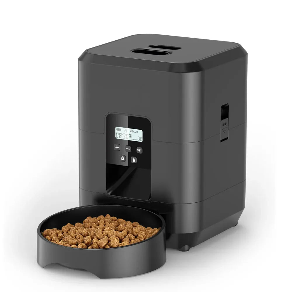 Smart Pet Feeder Automatic Dispenser for Cats and Dogs with Timed Feeding