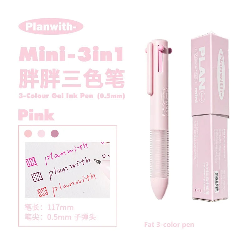 Planwith M5 Binder Notebook Set with Versatile Gel Pens and Flipchart Notepad