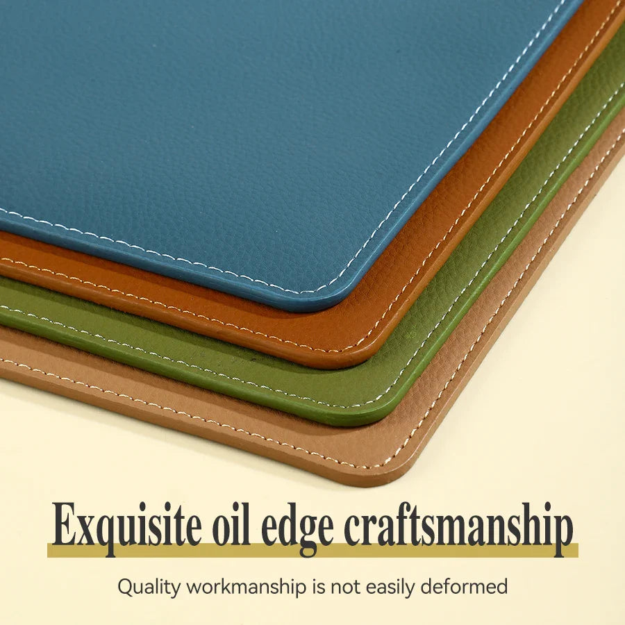 Premium Leather A4 Document Organizer & Business Portfolio with Zipper
