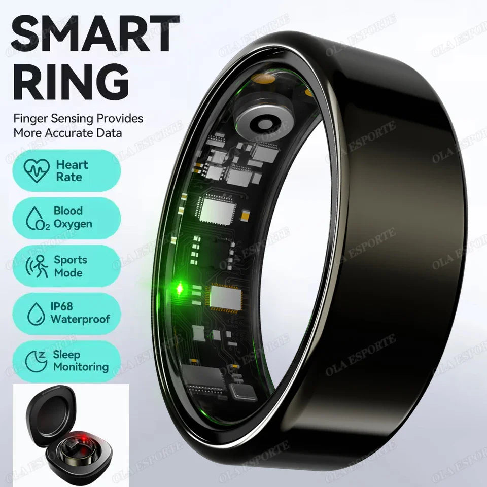 For Xiaomi Smart Ring - Bluetooth Heart Rate & Blood Oxygen Monitor