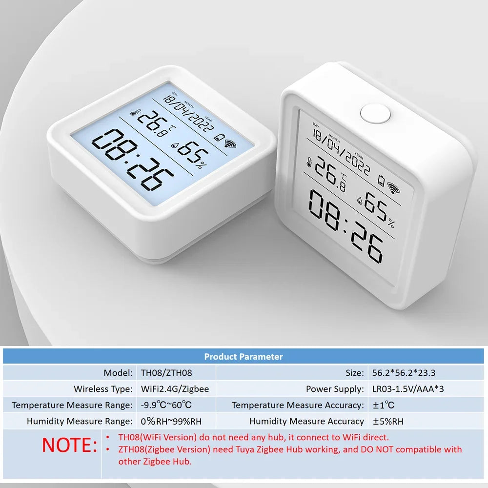 Smart WiFi Temp & Humidity Sensor